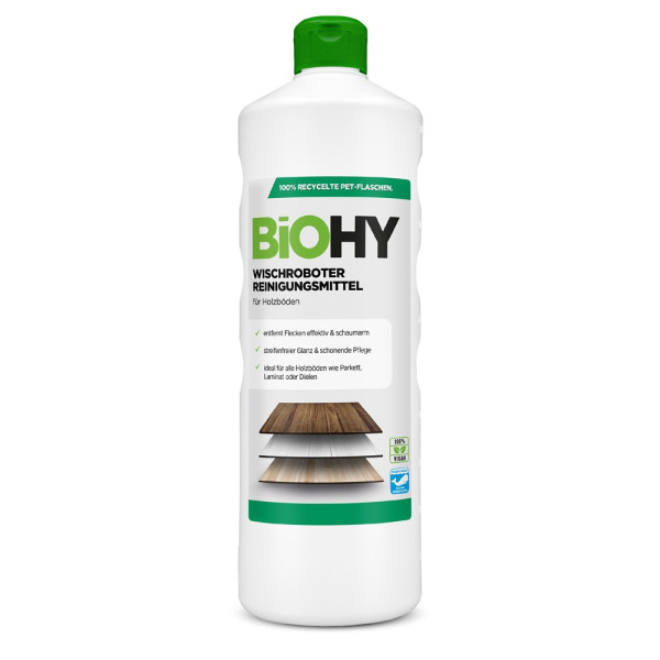 BiOHY Wischroboter Reinigungsmittel für Holzböden 1 Liter